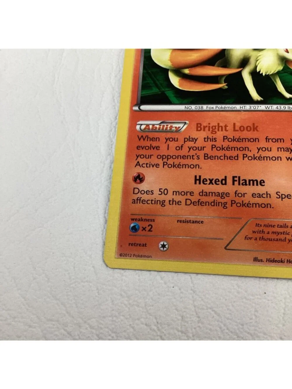 Ninetales 19/124 Dragons Exalted Pokemon TCG Holo Rare NM Condition